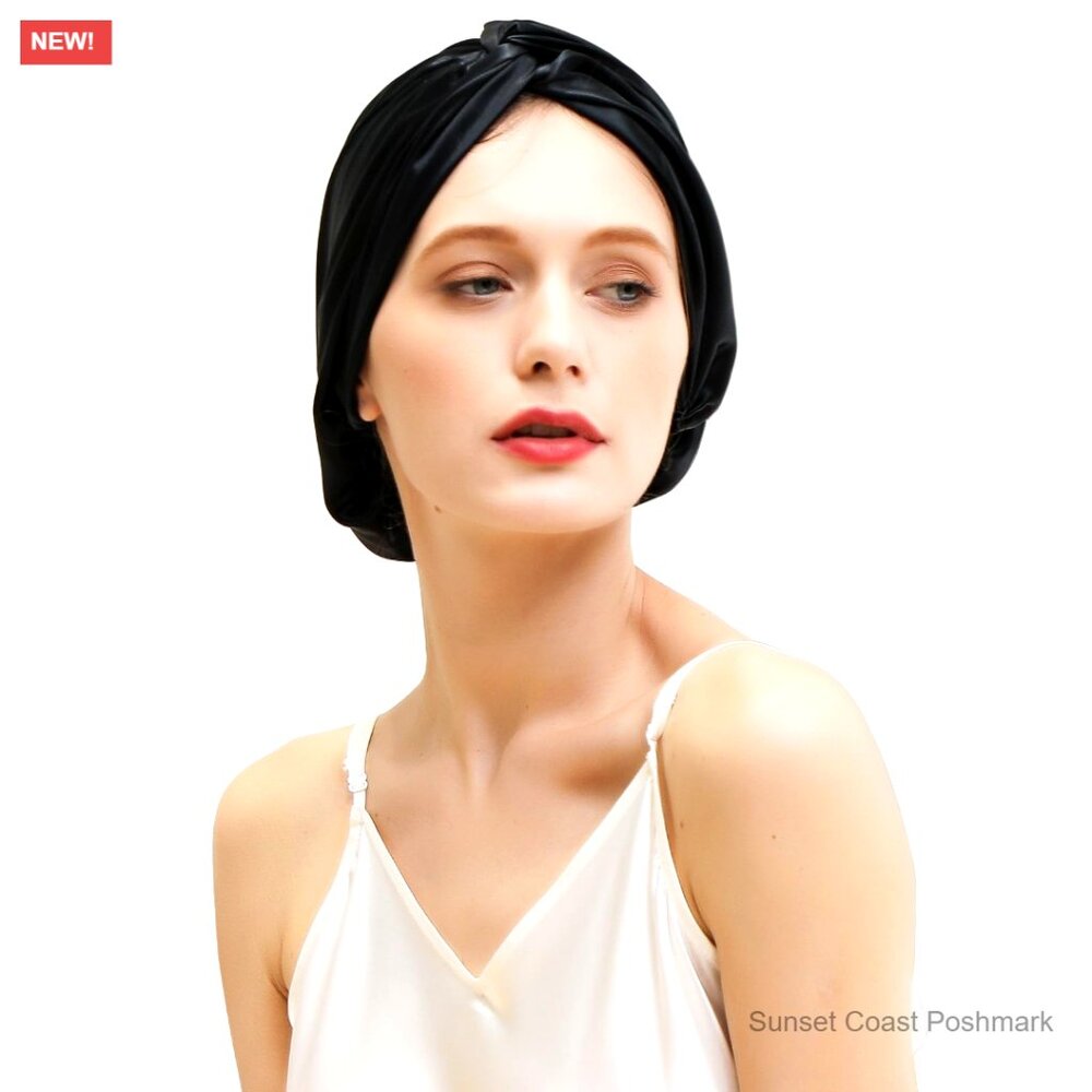 Luxury Silk Bonnet for Sleeping Hair Care Adjustable Fit Premium Mulberry Silk